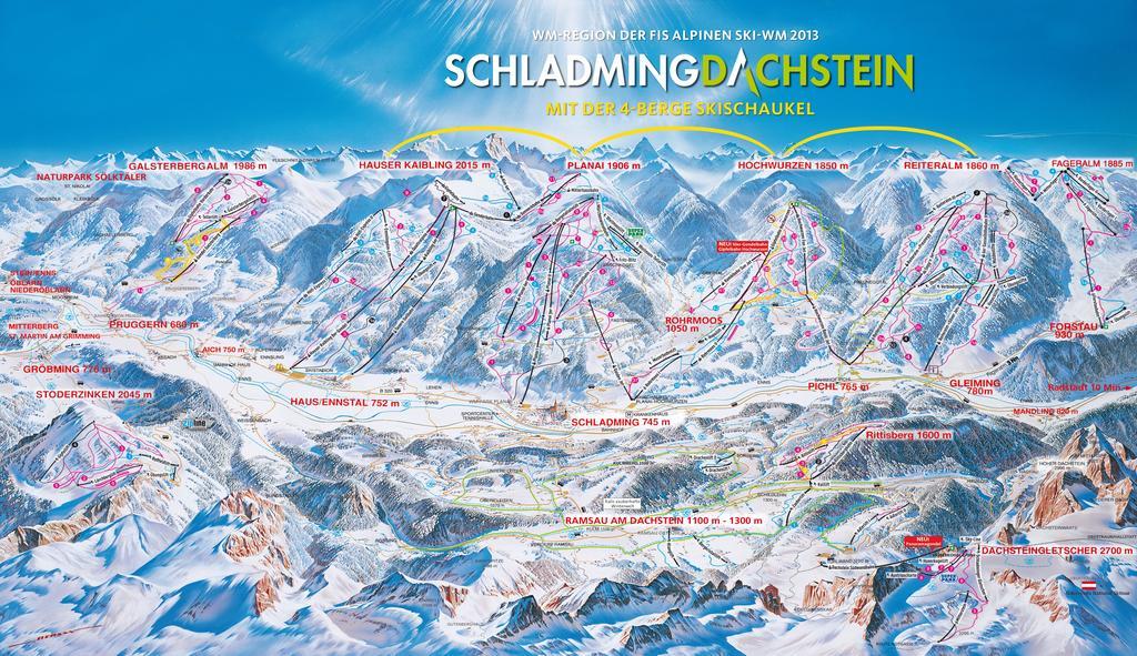 Haus Alpina Ski In & Ski Out Schladming Exteriör bild